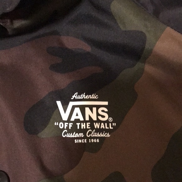Boys youth large Vans camo jacket - Picture 2 of 4